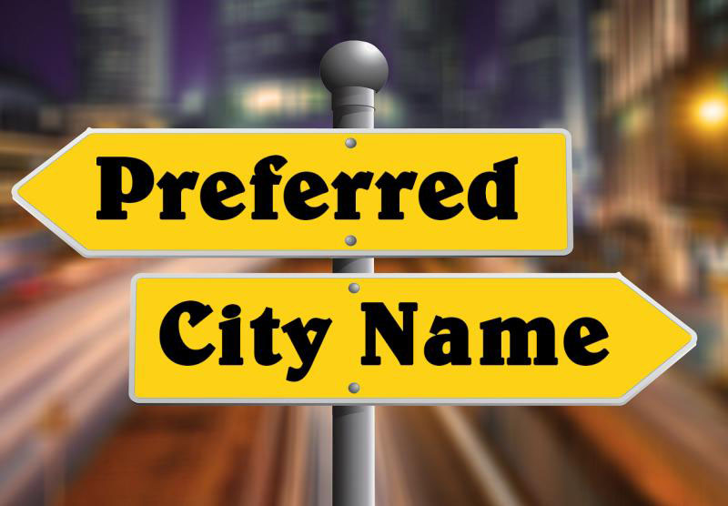 Vanity and Prestige City Names