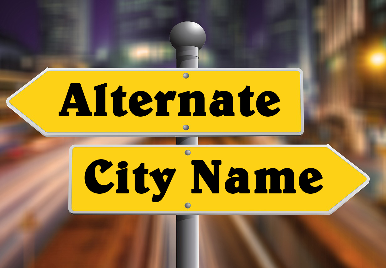 Alternate City Name